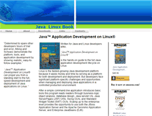 Tablet Screenshot of javalinuxbook.com